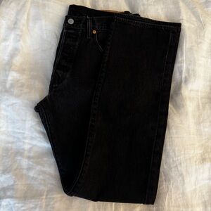 Levi's 501’s W33 L32 Straight Leg Jeans in Black